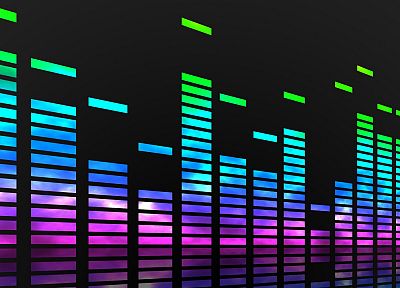 music, equalizer, sounds - random desktop wallpaper