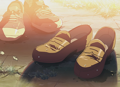 shoes, Makoto Shinkai, anime, The Place Promised in Our Early Days - random desktop wallpaper