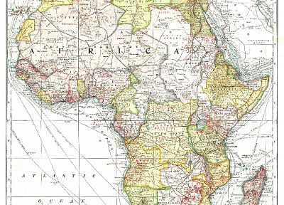 maps, Africa - random desktop wallpaper