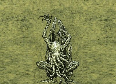 tentacles, Cthulhu - desktop wallpaper