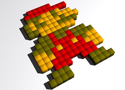 Mario, blocks - random desktop wallpaper