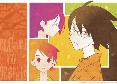 Sayonara Zetsubou Sensei, anime, Itoshiki Nozomu, Fuura Kafuka, Arai Chie - related desktop wallpaper