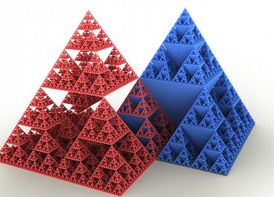 fractals, mathematics, pyramids, sponge - duplicate desktop wallpaper