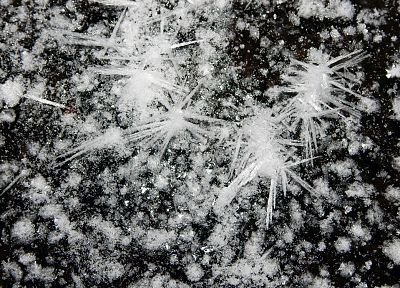 ice, nature, shattered, crystals - related desktop wallpaper