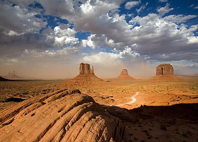 deserts, USA, Monument Valley - related desktop wallpaper