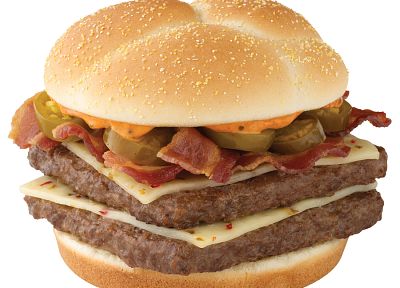 food, cheese, bacon, hamburgers - related desktop wallpaper
