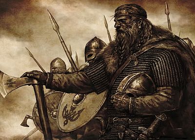 Vikings, artwork, medieval - random desktop wallpaper