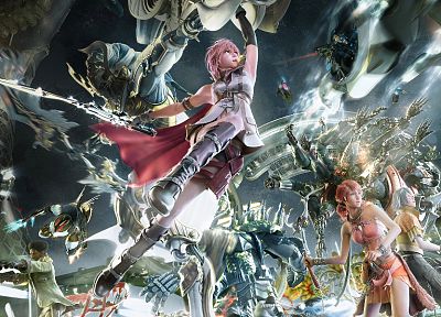 Final Fantasy XIII - duplicate desktop wallpaper