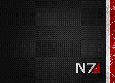 video games, Mass Effect, N7 - random desktop wallpaper