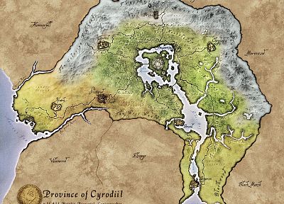 maps, The Elder Scrolls, The Elder Scrolls IV: Oblivion - random desktop wallpaper