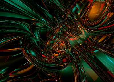 3D view, abstract - random desktop wallpaper