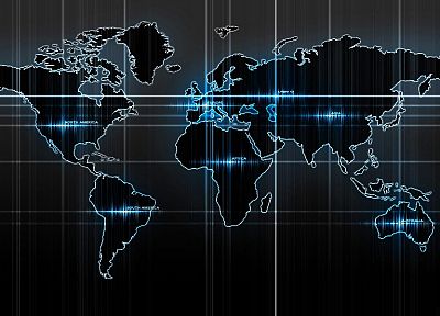 world map - random desktop wallpaper