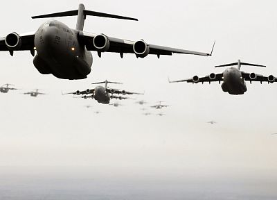 war, airplanes, C-17 Globemaster - related desktop wallpaper