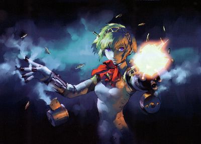 Persona series, Persona 3, artwork, Aigis - related desktop wallpaper