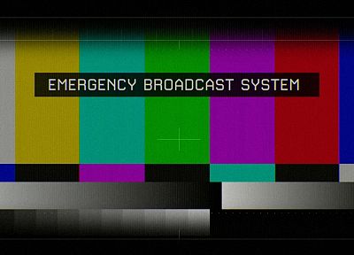 TV, test pattern, emergency broadcast system - desktop wallpaper