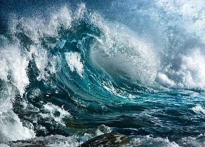water, waves - desktop wallpaper