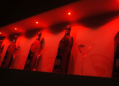 red, glasses, bar, martini - desktop wallpaper