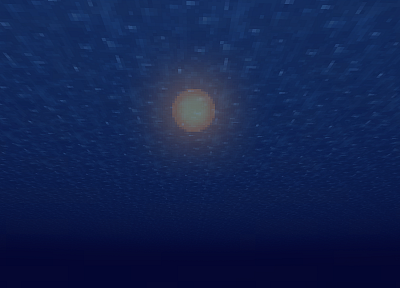 video games, ocean, Sun, Minecraft, underwater - desktop wallpaper