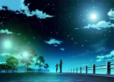 night, skyscapes - desktop wallpaper