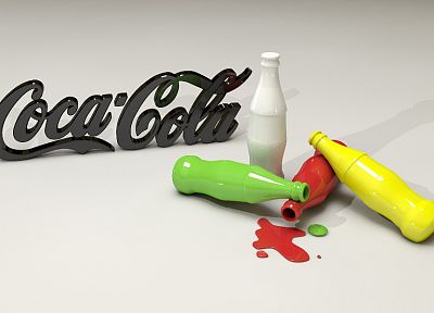 abstract, Coca-Cola - random desktop wallpaper