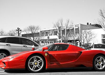 cars, Ferrari, Italy, vehicles, Ferrari Enzo, red cars - random desktop wallpaper