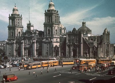 cathedrals, Zocalo, MÃÂ©xico City - desktop wallpaper