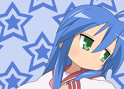 Lucky Star, school uniforms, Izumi Konata - random desktop wallpaper