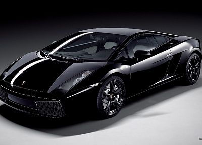 cars, Lamborghini, vehicles, black cars - desktop wallpaper