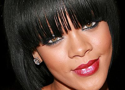black people, Rihanna, celebrity, singers, bangs - random desktop wallpaper