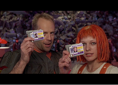actress, multipass, The Fifth Element, Bruce Willis, Milla Jovovich, mooltipass - random desktop wallpaper