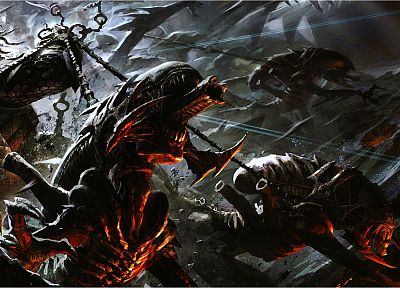 predator, Alien - random desktop wallpaper