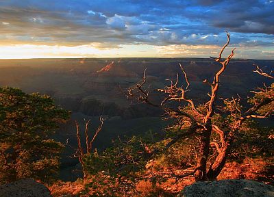 light, point, rim, Arizona, Grand Canyon, National Park - random desktop wallpaper