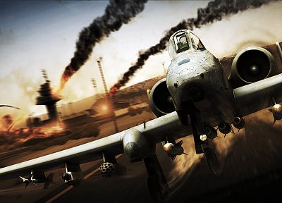 video games, A-10 Thunderbolt II, Tom Clancy, HAWX 2 - duplicate desktop wallpaper