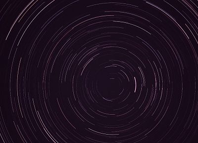 stars, purple, long exposure - desktop wallpaper