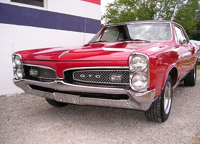 cars, vehicles, red cars, Pontiac GTO - related desktop wallpaper
