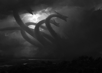 monsters, Hydra, progenitus - duplicate desktop wallpaper