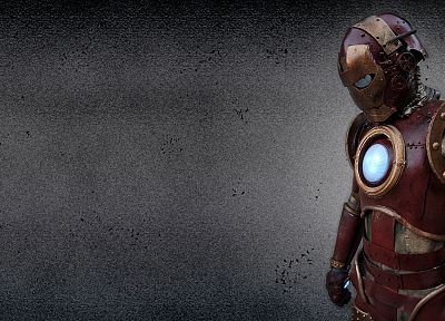 Iron Man, steampunk - random desktop wallpaper