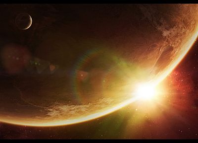 outer space, planets, artwork - related desktop wallpaper