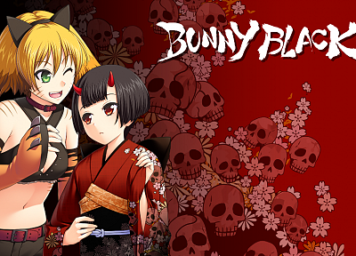 Bunny Black - desktop wallpaper