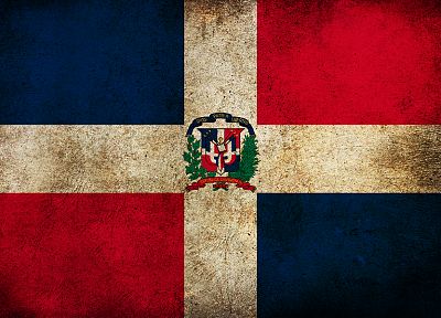 flags, Dominican Republic - duplicate desktop wallpaper
