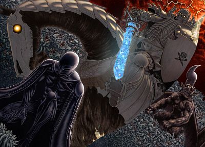 Berserk, grifith, manga, Skull Knight - random desktop wallpaper