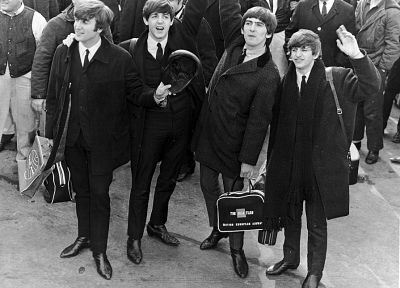 The Beatles, John Lennon, George Harrison, Ringo Starr, Paul McCartney - random desktop wallpaper