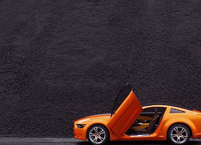 cars, Ford, vehicles, Ford Mustang, side view, Ford Mustang Giugiaro - duplicate desktop wallpaper