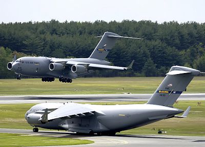aircraft, military, vehicles, C-17 Globemaster - random desktop wallpaper