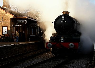 trains, train stations, vehicles, steam locomotives, West Somerset Railway - random desktop wallpaper