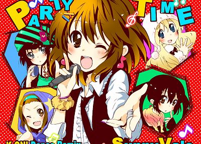 K-ON!, Hirasawa Yui, Akiyama Mio, Tainaka Ritsu, Kotobuki Tsumugi - random desktop wallpaper