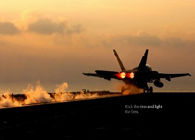 aircraft, text, FA-18 Hornet, takeoff, jets - desktop wallpaper