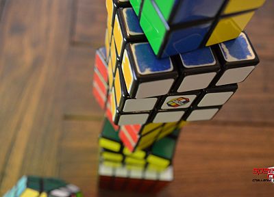 macro, objects, Rubick's Cube - random desktop wallpaper