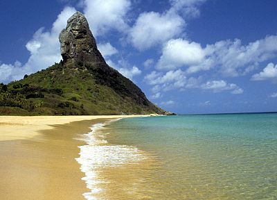 water, landscapes, shore, Brazil, beaches - random desktop wallpaper