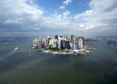 New York City, islands - duplicate desktop wallpaper